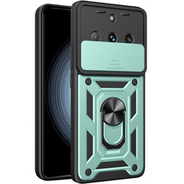 Etui pancerne do Realme 11 Pro 5G / 11 Pro+ 5G, CamShield Slide, zielone