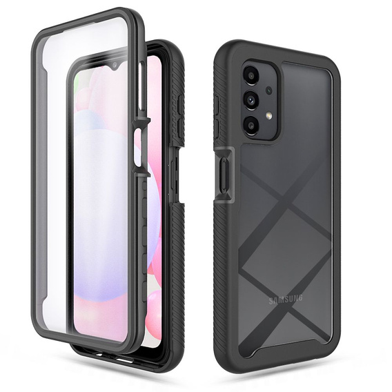 Etui do Samsung Galaxy A13 4G, Shockproof, z folią, czarne