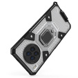 Etui do Huawei Nova 8i, Obudowa  Kickstand Honeycomb Case, Szare