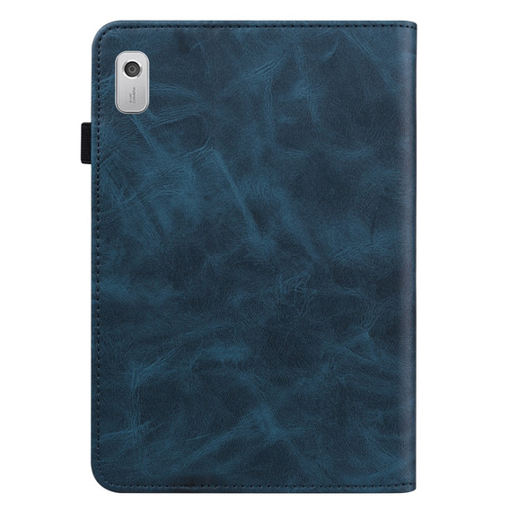Etui do Lenovo Tab M9, Classic, z miejscem na rysik, niebieskie