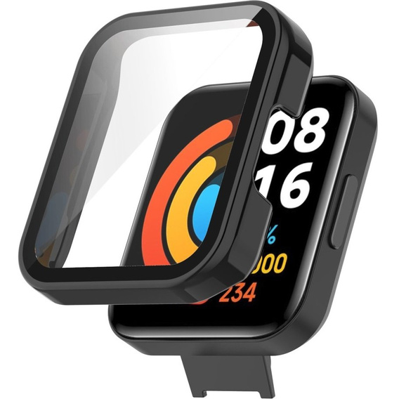 Etui + Szkło 2w1 do Xiaomi Redmi Watch 2 Lite, Black