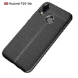 Czarne Etui Football Grain TPU Case do Huawei P20 Lite