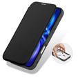 Etui z klapką Dux Ducis do iPhone 17 Pro Max, Skin X Pro, do MagSafe, czarne
