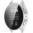 2w1 Etui + Szkło Hartowane do Samsung Galaxy Watch 7 44mm, Srebrne