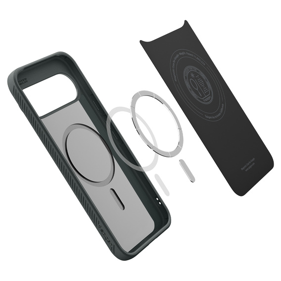 Etui Spigen do Google Pixel 10 Pro XL, Liquid Air MagSafe, Abyss Green