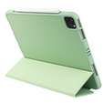 Etui do iPad Pro 11" 2022/2021 (4/3 gen.), Smartcase z miejscem na rysik, jasnozielone