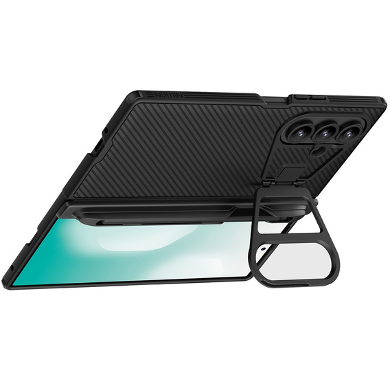 Etui z rysikiem NILLKIN CamShield Prop Magnetic do Samsung Galaxy Z Fold7 5G – czarne