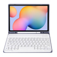 Etui z klawiaturą do Samsung Galaxy Tab S6 Lite 10.4" 2020/2022/2024, Pen Slot, fioletowe