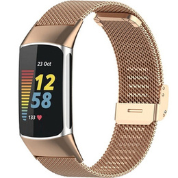 Bransoleta do Fitbit Charge 5, Różowe złoto