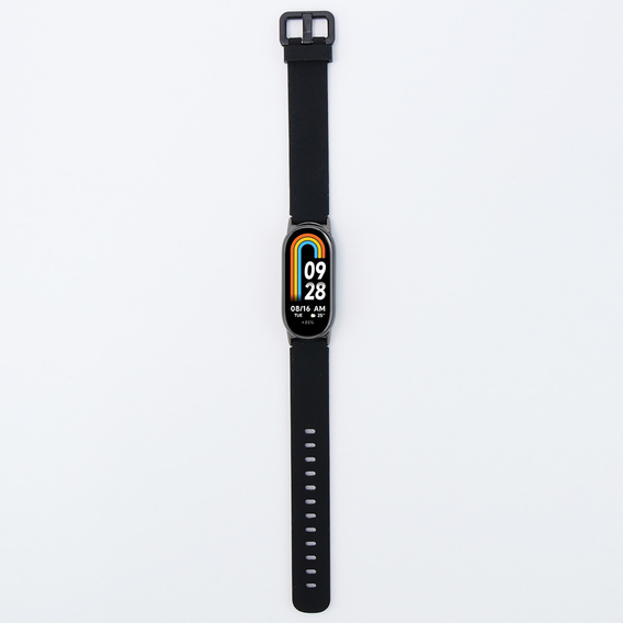 Pasek Silikonowy do Xiaomi Smart Band 10 / 9 / 8, Czarny