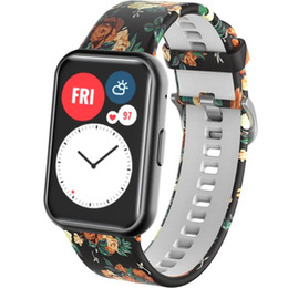 Pasek Smooth do Huawei Watch Fit, Rose