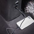 Maxlife ładowarka samochodowa PD/QC MXCC-04 20W (1× USB-C + 1× USB) + kabel USB-C – USB-C 60W, czarna