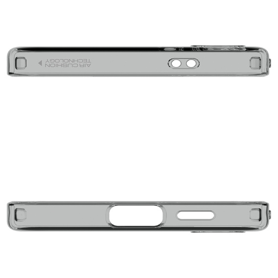 Etui Spigen do Galaxy S24, Liquid Crystal, przezroczyste czarne