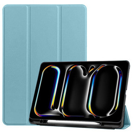 Etui do iPad Pro 11" 2024 (5 gen.), Smartcase z miejscem na rysik, niebieskie