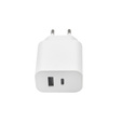 Maxlife Ładowarka sieciowa, 1x USB-C 1x USB-A, 30W, biała