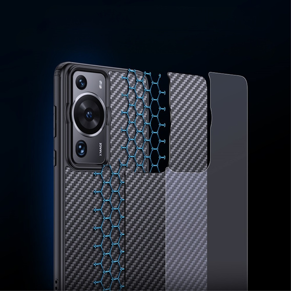 Etui do Huawei P60 Pro / P60, karbonowe kevlar