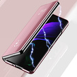 Etui do Samsung Galaxy Z Fold3 5G, Clear View, różowe rose gold