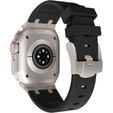 Pasek Silikonowy do Apple Watch 1/2/3/4/5/6/7/8/9/10/11/SE Ultra 1/2/3 42/44/45/46/49mm, Czarny