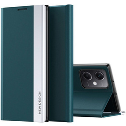 Etui z klapką do Xiaomi Poco X5 Pro 5G / Redmi Note 12 Pro, Side Magnetic, zielone