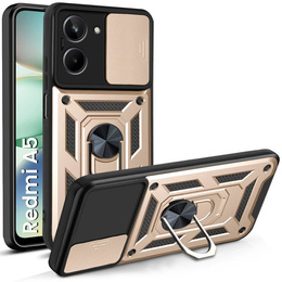 Etui pancerne do Xiaomi Redmi A5, CamShield Slide, złote