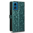 Etui z klapką do Motorola Moto G24 / G24 Power / G04, Wallet Rhombus, zielone