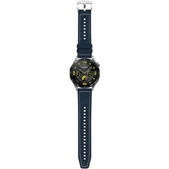 Pasek silikonowo nylonowy Uniwersalny 22mm, Niebieski