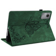 Etui do Lenovo Idea Tab 11", Butterfly, zielone
