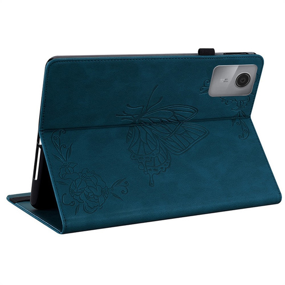 Etui do Lenovo Idea Tab 11", Butterfly, niebieskie