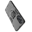 Etui do Oppo A78 5G, Kickstand Ring, czarne