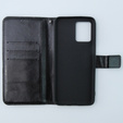 Etui z klapką do Motorola Moto G54 5G, Crazy Horse Wallet, czarne