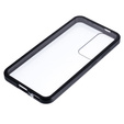 Etui do Samsung Galaxy S25, Magnetic Dual Glass, czarne