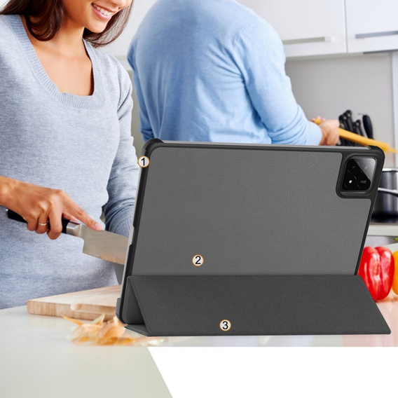 Etui do Xiaomi Pad 7 / 7 Pro, Smartcase, szare