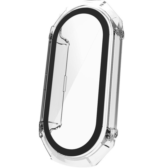 2w1 Etui + Szkło Hartowane do Xiaomi Smart Band 10 / 9 / 8, Przezroczyste