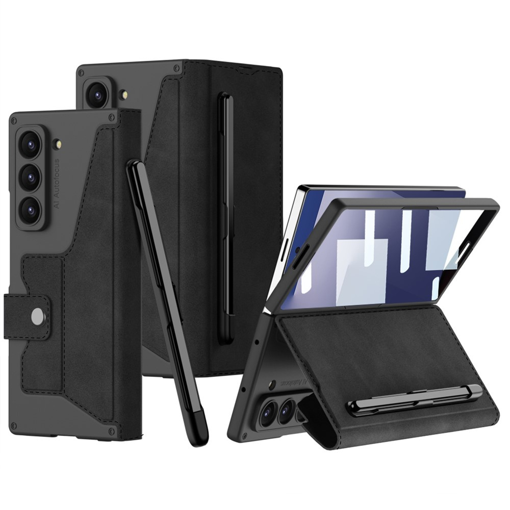 Etui portfelowe z rysikiem, szybką ochronną i miejscem na karty na Samsung Galaxy Z Fold7
