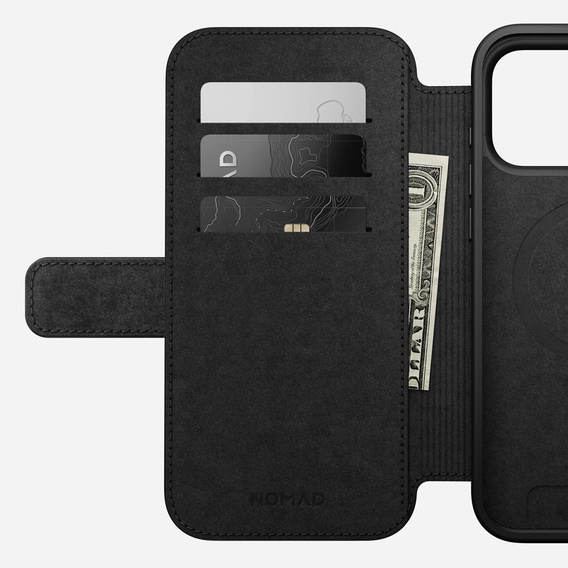 Etui Nomad do iPhone 17 Pro Max, Modern Leather Folio, brązowe