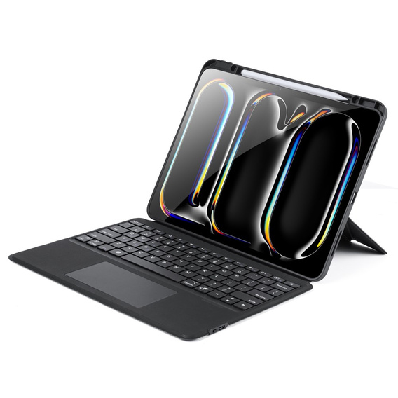 Etui z klawiaturą do iPad Pro 13" 2024 (7 gen.), Dux Ducis DK Series, czarne