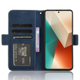 Etui z klapką do Xiaomi Redmi Note 13 5G, Card Slot, niebieskie