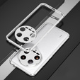 Etui do Xiaomi 14 Ultra, Armor Bumper, z osłoną obiektywu, srebrne