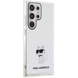 Etui Karl Lagerfeld do Samsung Galaxy S24 Ultra, IML Choupette - przezroczyste