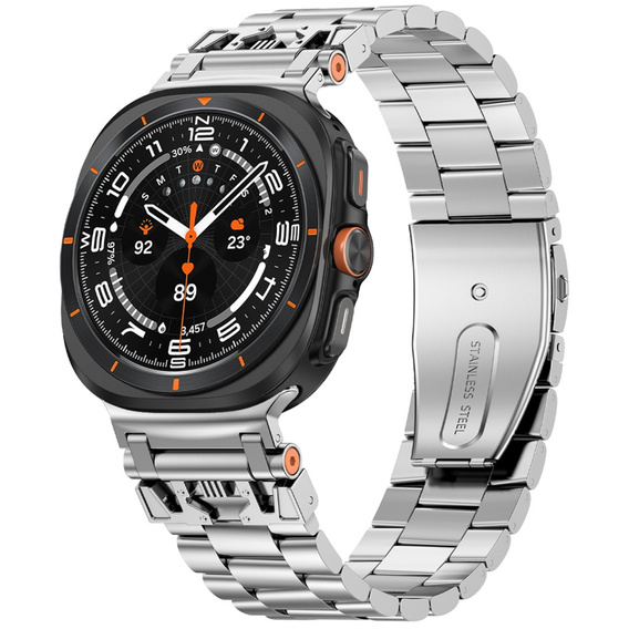 Bransoleta do Samsung Galaxy Watch Ultra 47mm (2025 / 2024), Srebrna