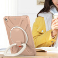 Etui dla dzieci do iPad 10.2" 2021/2020/2019 (9/8/7 gen.), Pancerne, dziecięce, Rose gold różowe