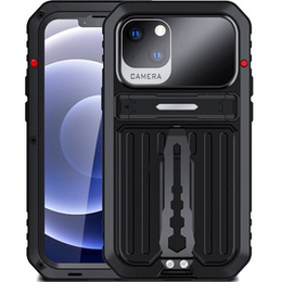 Etui do iPhone 13, Armor Kickstand, pancerne, z podstawką, czarne