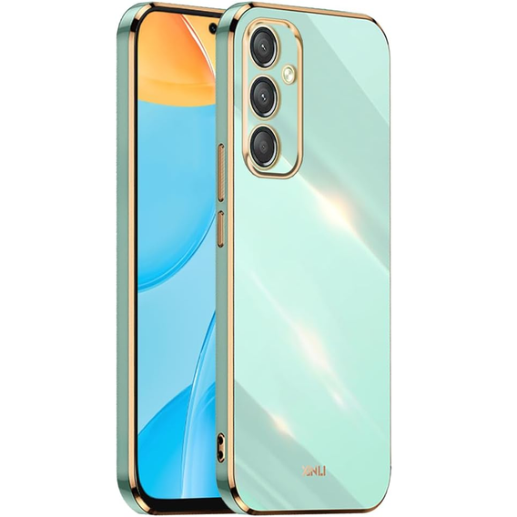 Etui do Samsung Galaxy A55 5G, Glamour CamShield, zielone