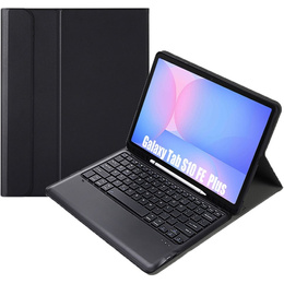 Etui z Klawiaturą Bluetooth do Samsung Galaxy Tab S10 FE+ X620 / X626B - czarne