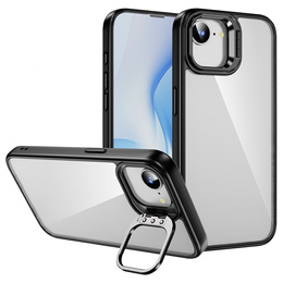 Etui do Iphone 16E, Kickstand Frame, przezroczyste / czarne