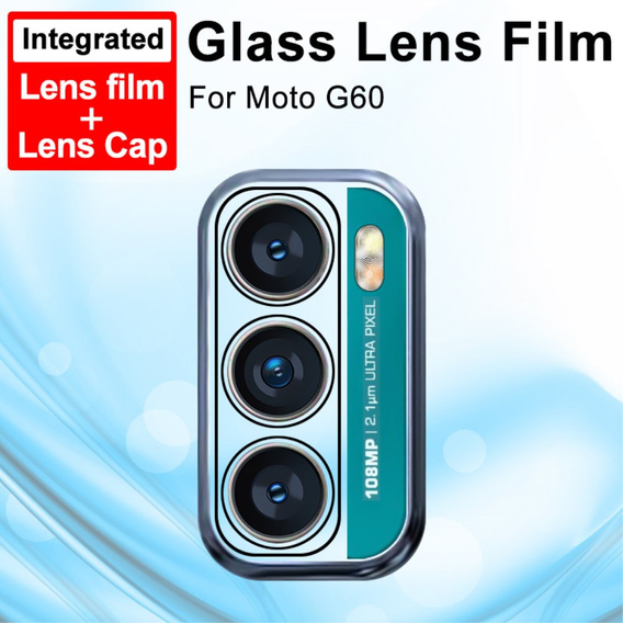 IMAK Szkło na Aparat + osłona obiektywu do Motorola Moto G60