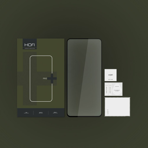 Hofi Glass Pro+ Szkło Hartowane do Xiaomi Poco X6 5G, czarne