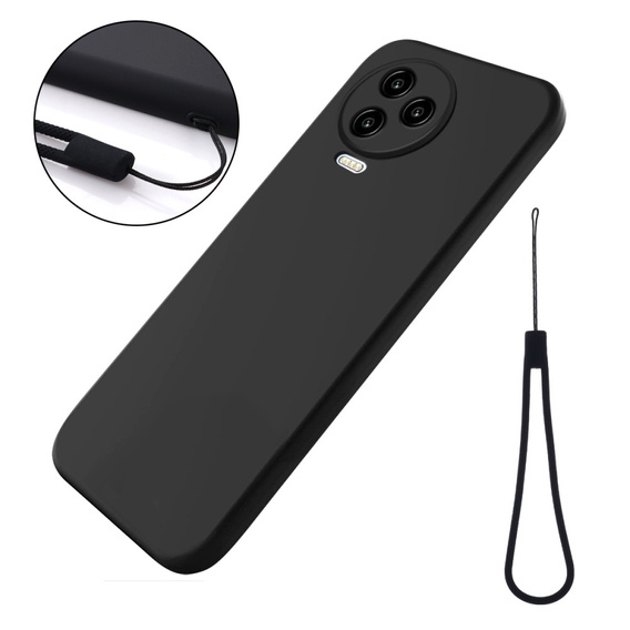Etui do Infinix Note 12 Pro 4G / Note 12 2023, Silicone Lite, czarne
