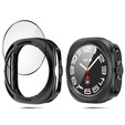 2w1 Etui + Szkło Hartowane do Samsung Galaxy Watch Ultra 47mm (2025 / 2024), Czarne