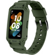Pasek z Etui do Huawei Band 6 / Huawei Band 7, Zielony